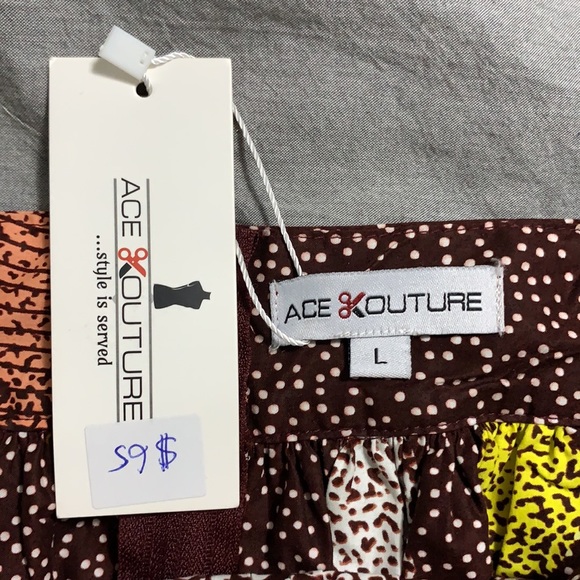 Ace Kouture African print Omah skirt. - Picture 3 of 4